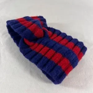 Gucci | Accessories | Gucci Web Knot Knit Wool Twist Red  display picture 1